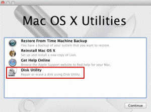 disk utitlity