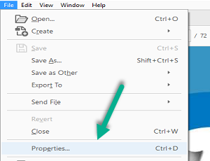 properties selection