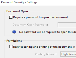 How to Set Password in PDF File
