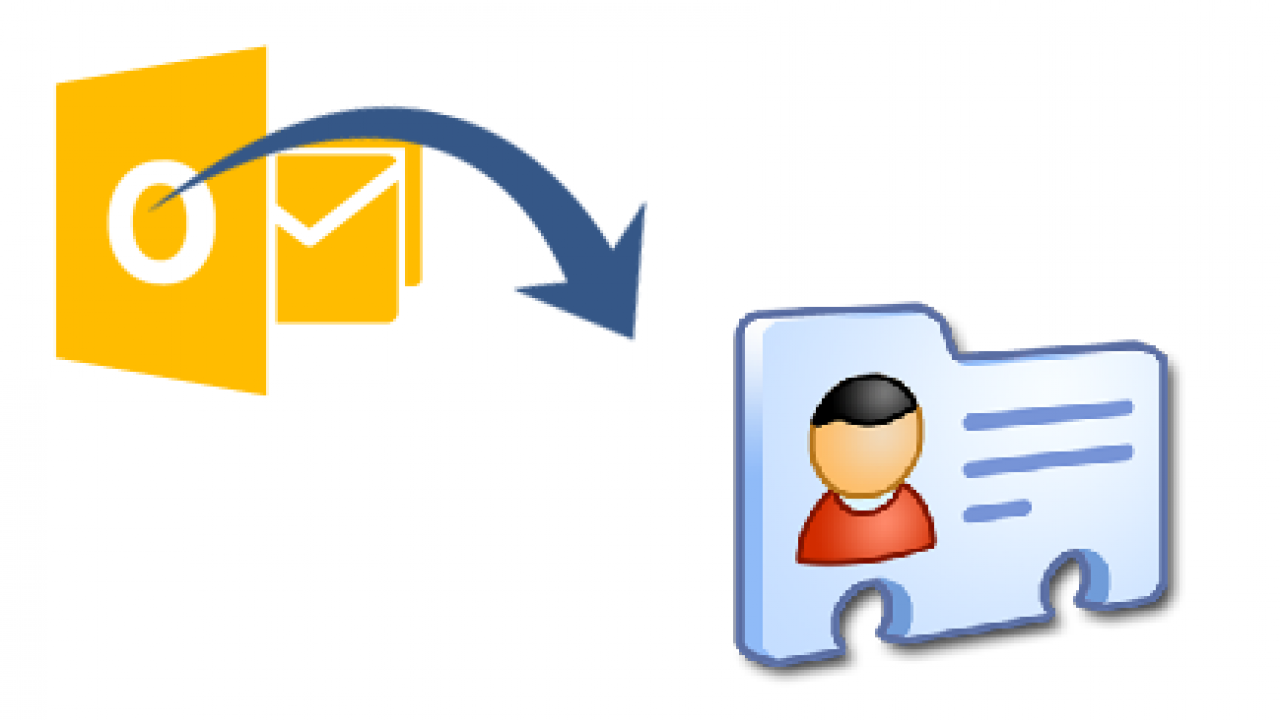 how to export contacts from outlook as vcard