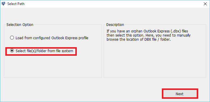 how to read dbx files in windows 7