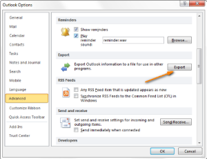 how to export contacts from outlook 2010 as vcf
