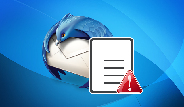 mozilla thunderbird keeps crashing