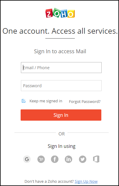 Enter Gmail account and Password