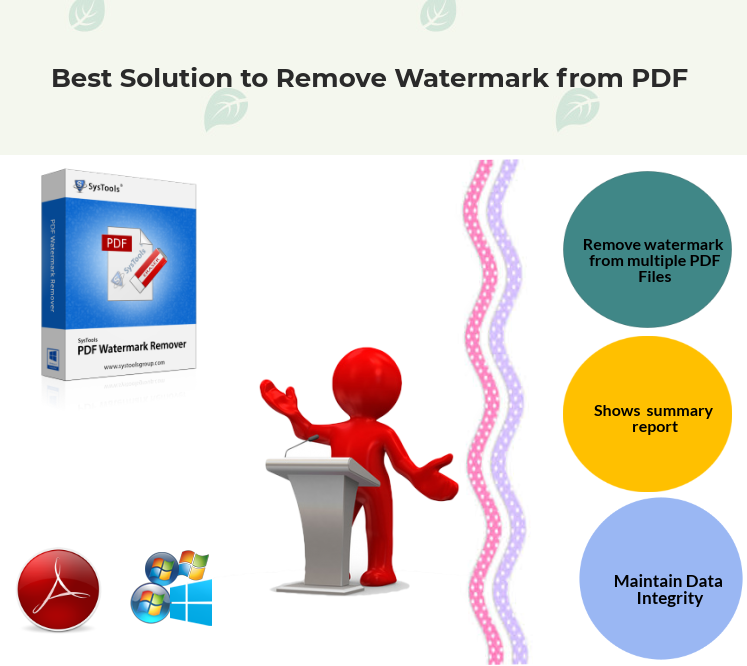 remove draft watermark pdf