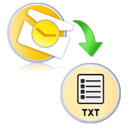 export Outlook email to txt file