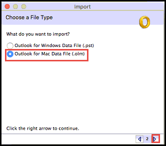 transfer olm file outlook to outlook for mac