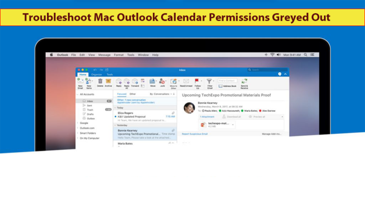 outlook for mac 15.40 overlay view greyed out