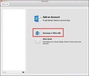 mac outlook not connected to exchange server