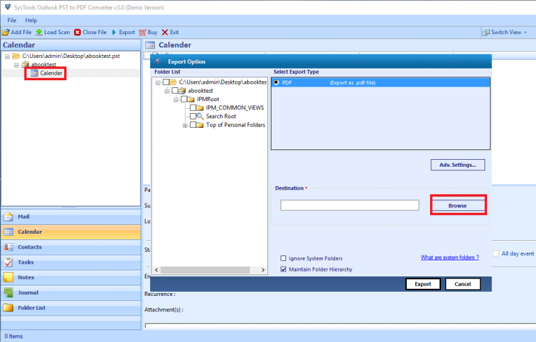 How To Convert Save Outlook Calendar As PDF A Hassle Free Method
