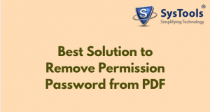 remove permission password from pdf