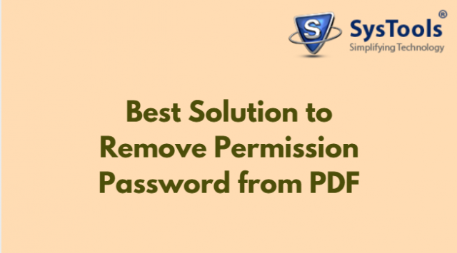 remove permission password from pdf