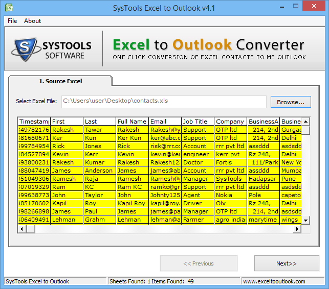 Связать outlook и excel