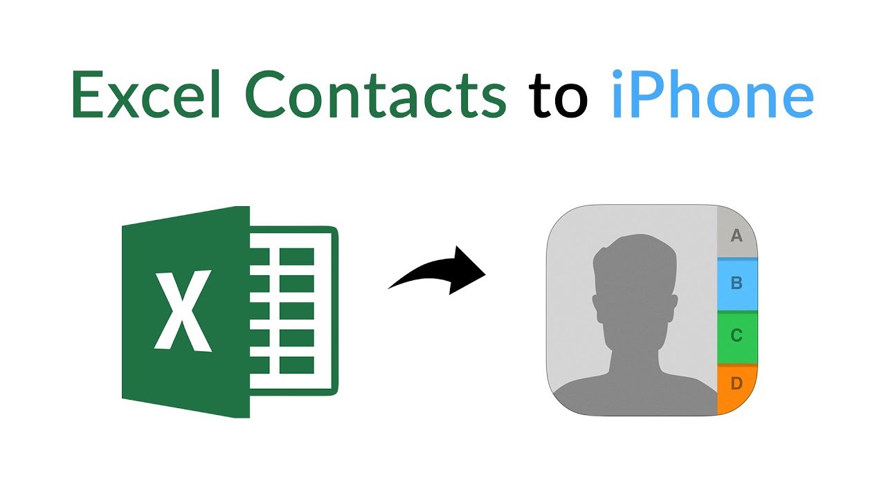 Import Contacts From Excel To Iphone Best Technique