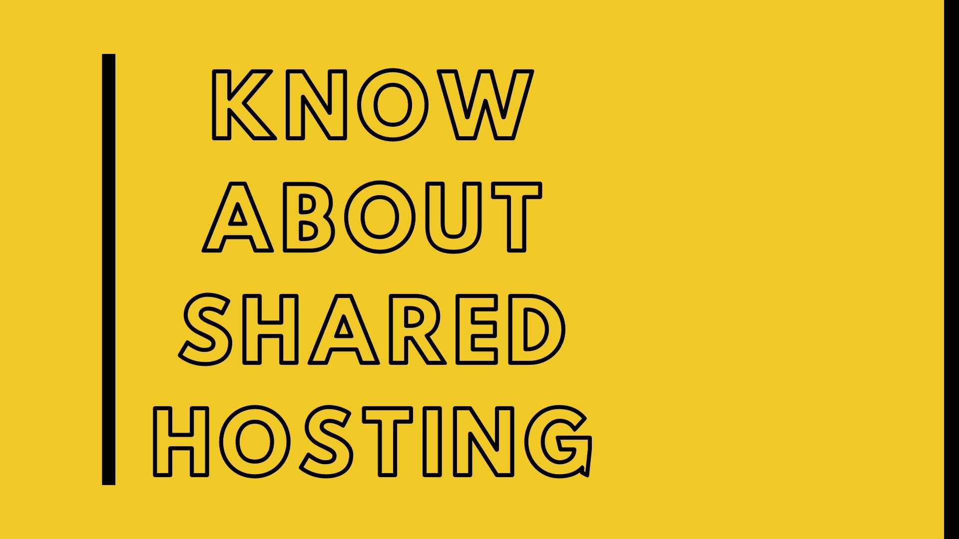 what is shared hosting?