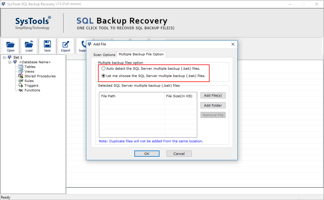 Sql backup