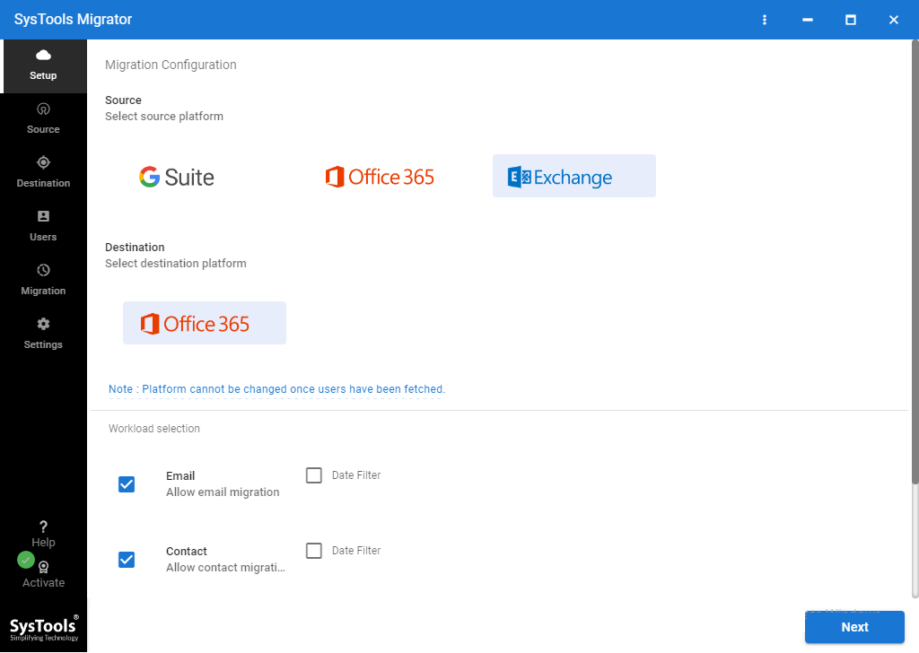 office 365 contacts not migrated