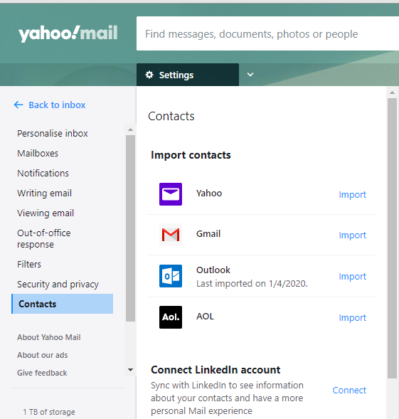 how to import contacts into outlook 2010 from yahoo mail