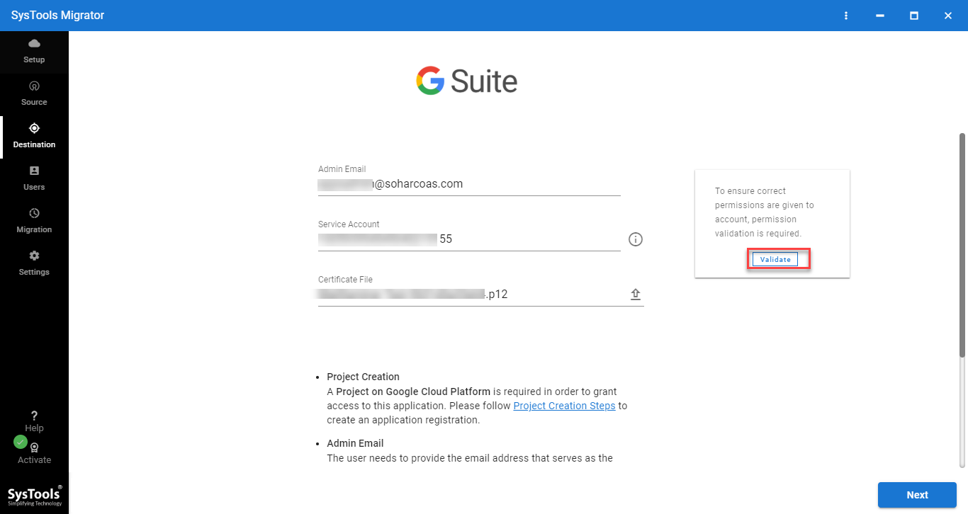 g suite migration download