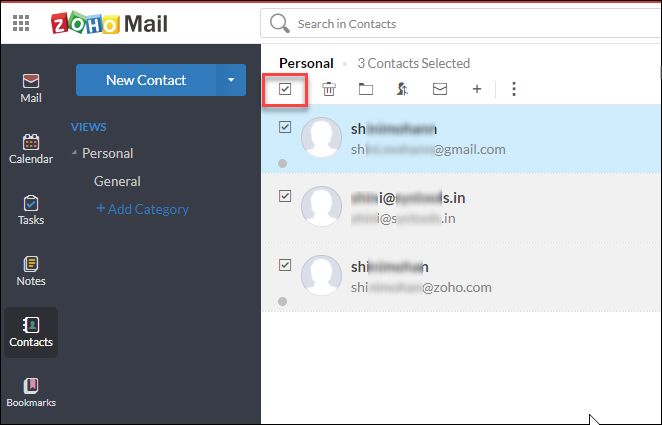 zoho migrate office 365 contacts