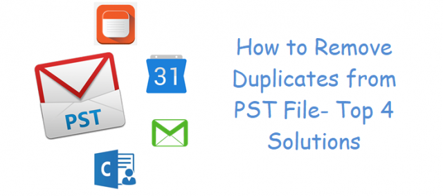 remove duplicates from pst file