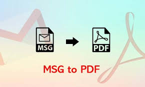 export msg files to pdf