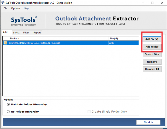 outlook quick steps save attachment