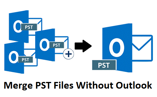 merge pst files without outlook