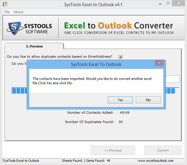 Convert process