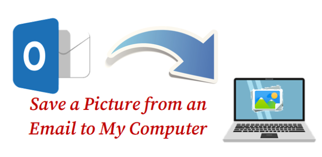 how to save email pictures to my computer