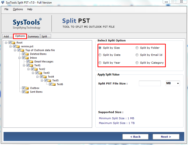 outlook archive