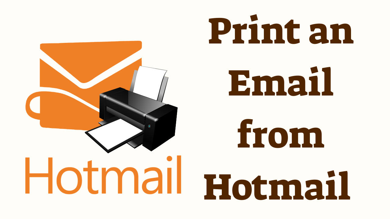 Print an Email from Hotmail