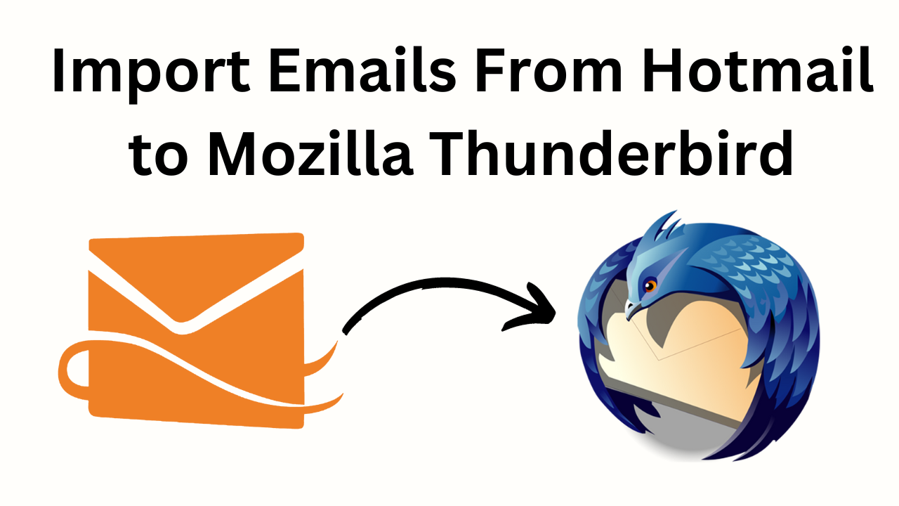 import Hotmail to Thunderbird