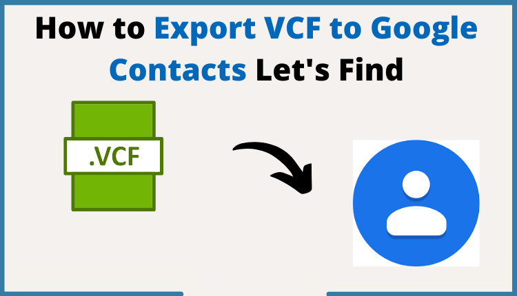 export VCF to Google Contacts