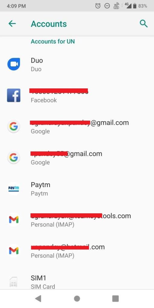 add account on your android