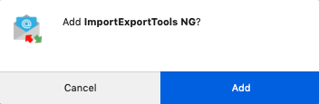 add import export tool in thunderbird to import mbox to google workspace