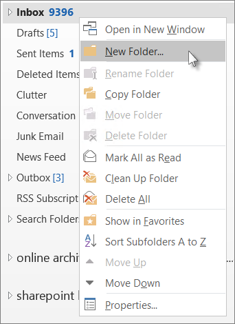Open the Outlook email client