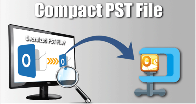 Compress PST file without Outlook