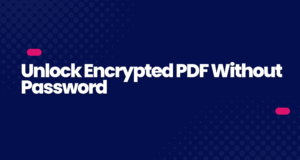Unlock encrypted PDF without password
