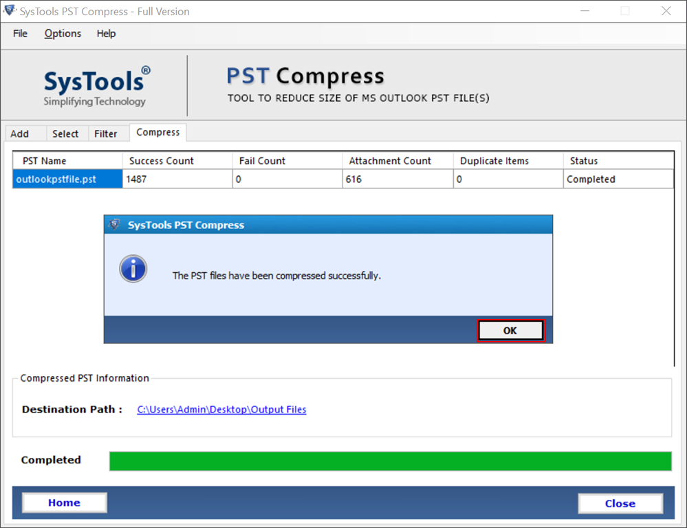 reduce outlook attachment size