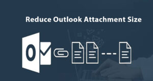 reduce outlook attachment size