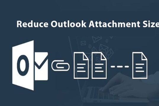 reduce outlook attachment size
