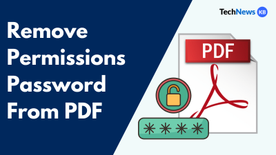 Remove Permissions Password From PDF