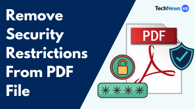 Remove Security Restrictions From PDF